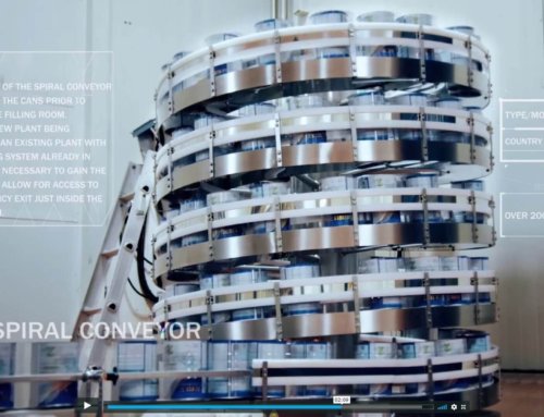 NEXUS Spiral Conveyor In High-Standard Food Production
